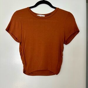 Rust Short Sleeve Top